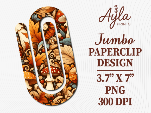 Autumn Leaves Fall Jumbo Paperclip Graphics and Crafts Review