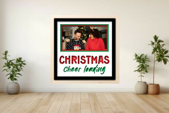Christmas Cheer -- Photo Frame Shadow for Graphics and Crafts