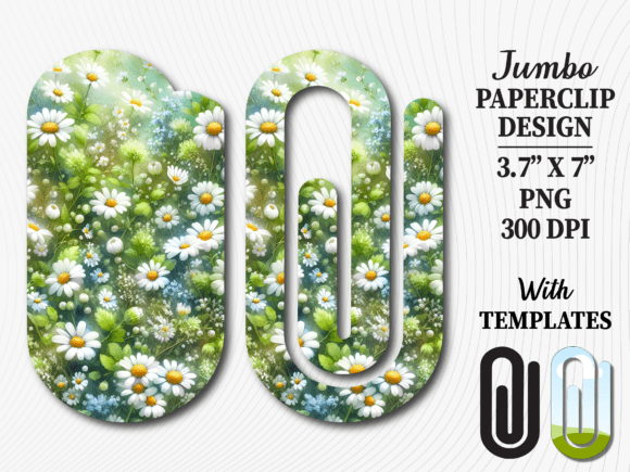 Daisy Flower Wildflower Jumbo Paperclip Graphics and Crafts Review