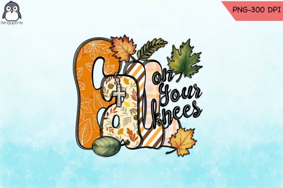 Fall on Your Knees Chill Autumn PNG Graphics and Crafts