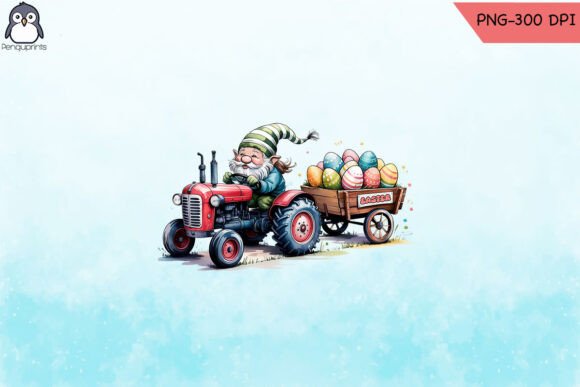 Happy Easter Gnomes Sublimation PNG for Crafts and Graphics