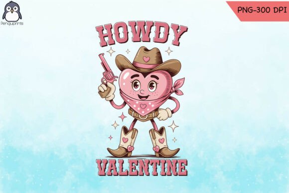 Howdy Valentine Cute Cowboy Cat PNG Review