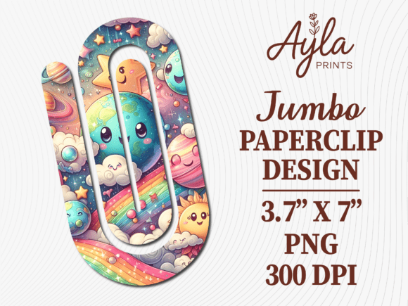 Kawaii Rainbow Monsters Jumbo Paperclip Graphics and Crafts Review