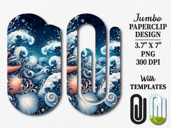 Ocean Wave Starry Night Jumbo Paperclip Graphics and Crafts Review
