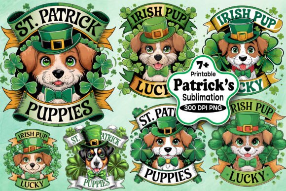Patrick Sublimation Design Bundle: Graphics and Illustrations for Real Projects