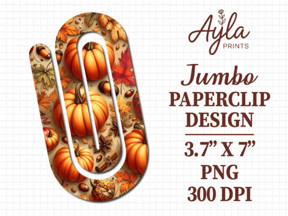 Pumpkin Harvest Fall Jumbo Paperclip Review