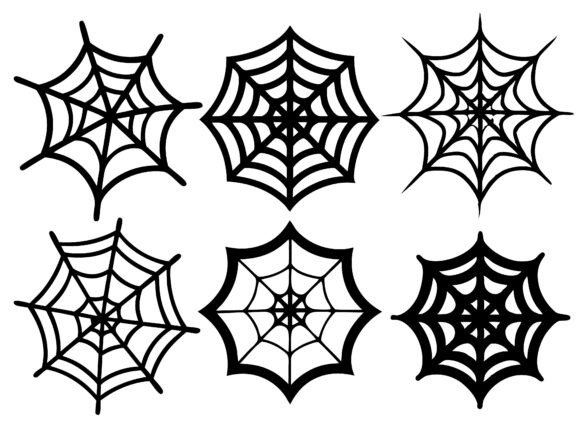 Spider Webs Icon Vector Illustration for Crafts and Graphics