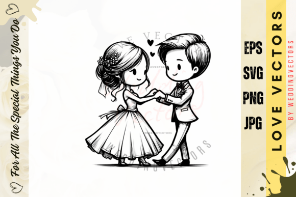 Weddingvectors - 11001609: Graphics and Illustrations for Real Crafts
